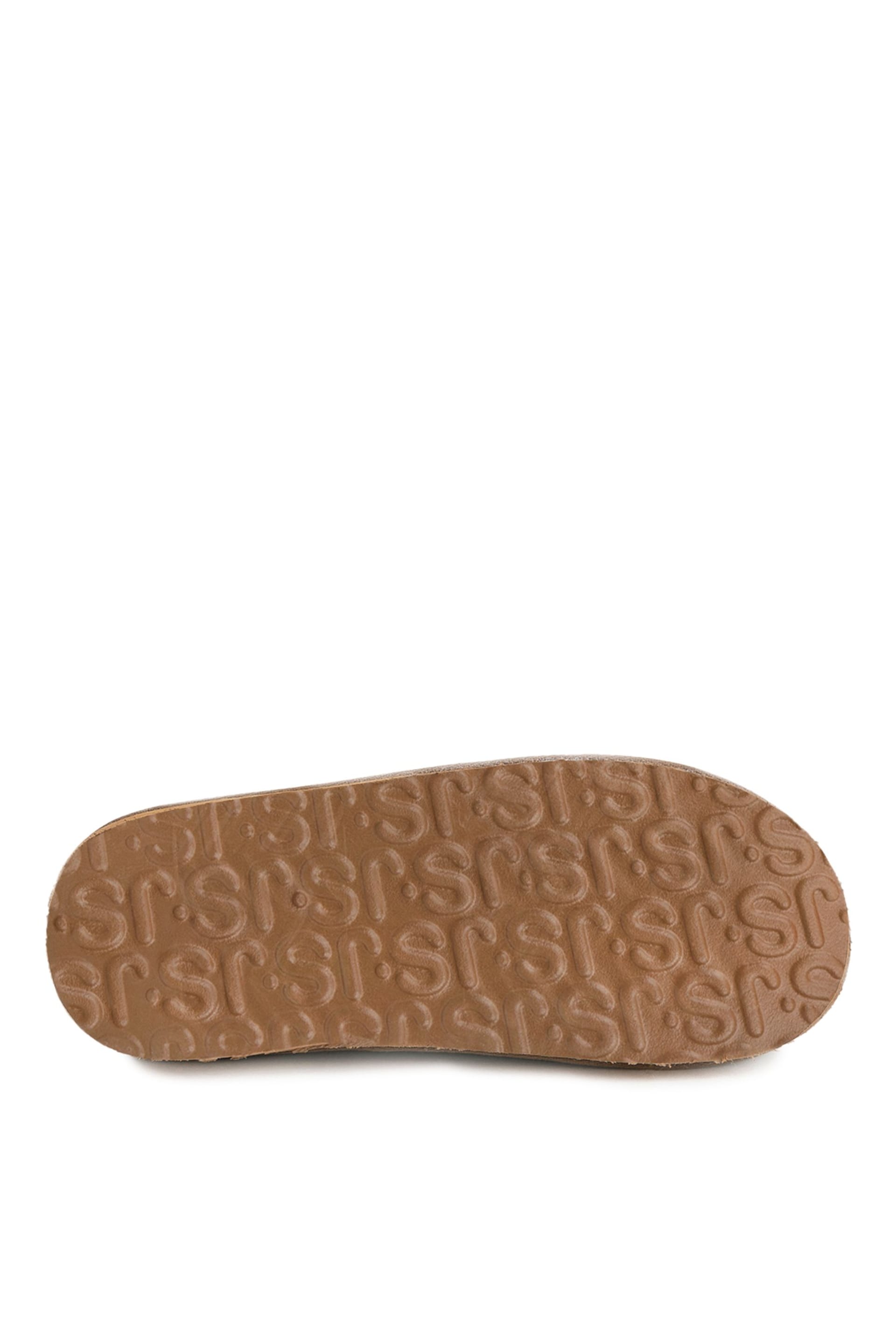 Just Sheepskin Brown Mens Louis Slippers - Image 5 of 5