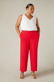 Live Unlimited Red Curve Tailored Side Split Trousers - Image 3 of 5