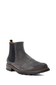 Dune London Grey Chelty Brushed Suede Chelsea Boots - Image 5 of 6