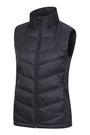 Mountain Warehouse Black Womens Turbine Hybrid Padded Gilet - Image 3 of 7