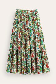Boden Green Lorna Tiered Maxi Skirt - Image 5 of 5