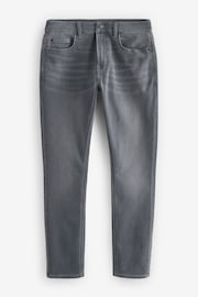 Grey Mid Skinny Fit Comfort Stretch Jeans - Image 8 of 12