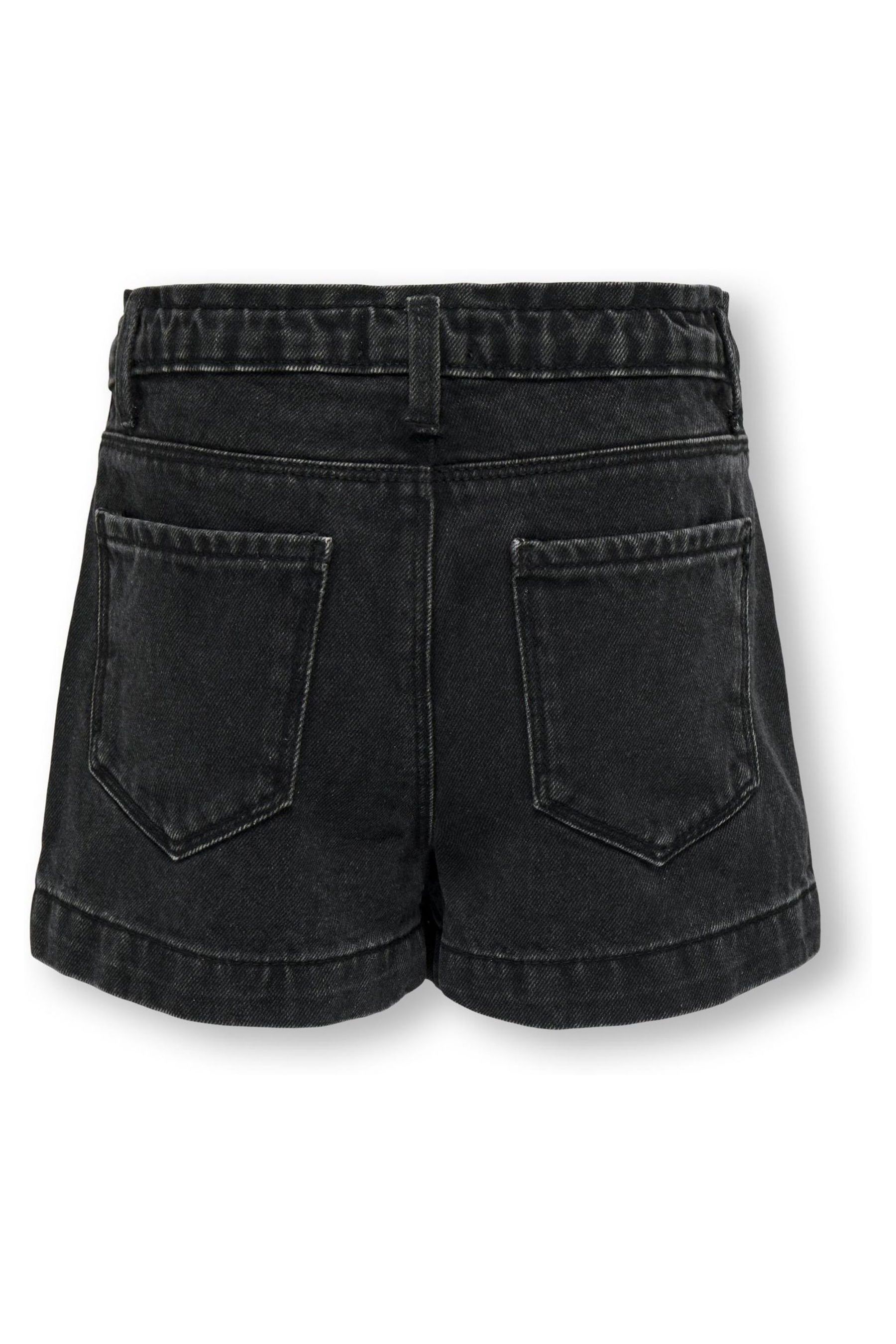 Black tight denim shorts top