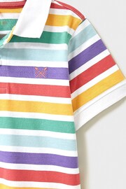 Crew Clothing Multi Yarn Dye Stripe Polo Shirt - Image 3 of 3