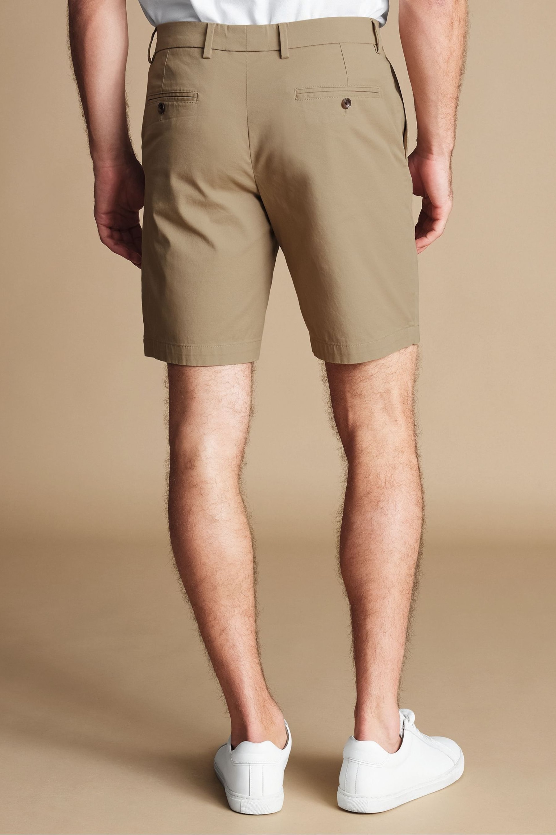 Charles Tyrwhitt Brown Cotton Shorts - Image 2 of 6
