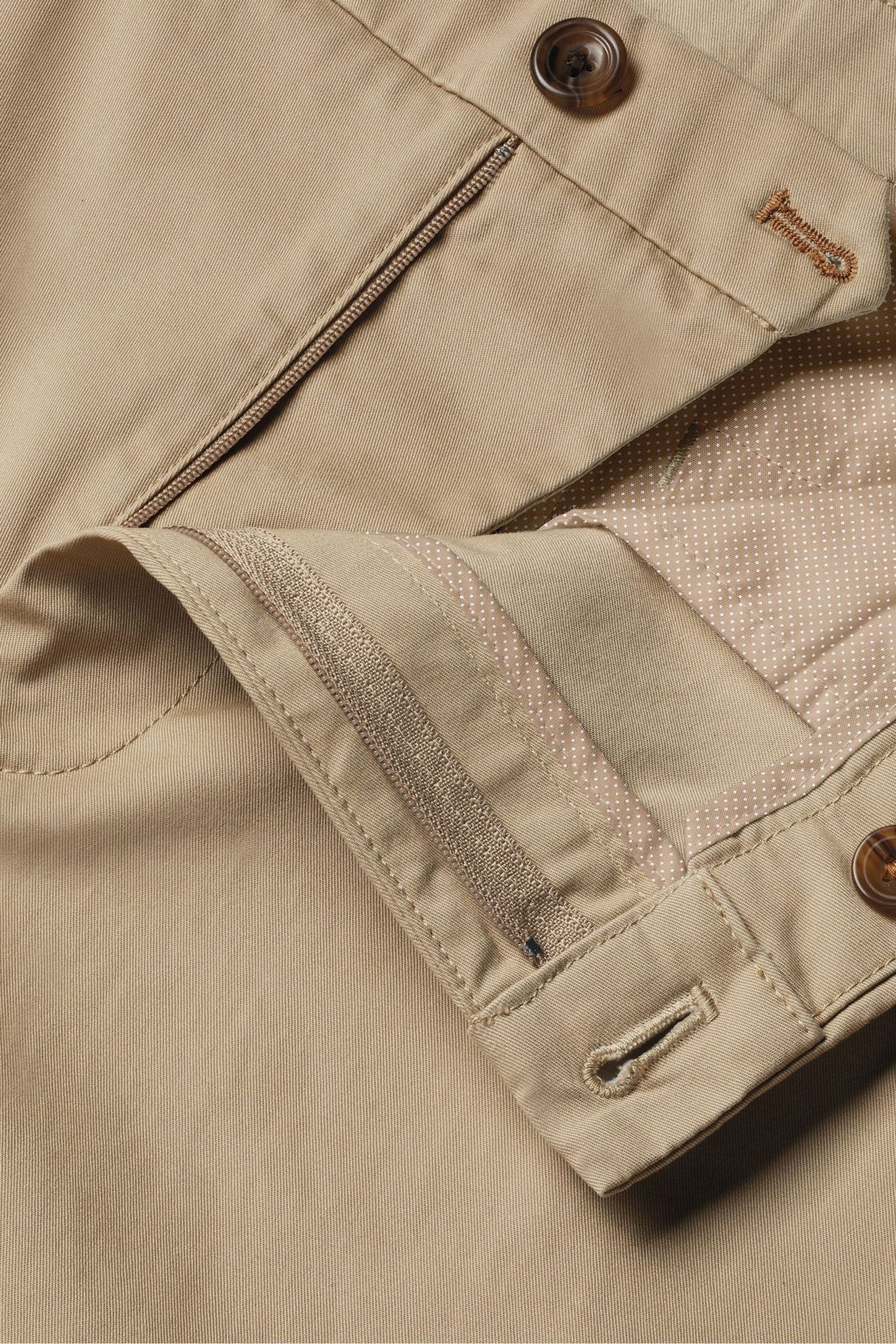 Charles Tyrwhitt Brown Cotton Shorts - Image 6 of 6