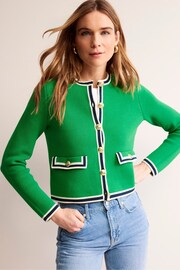 Boden Green Holly Knitted Cardigan - Image 1 of 6