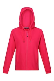 Regatta Pink Flamino Full Zip Hooded Fleece - Image 7 of 9