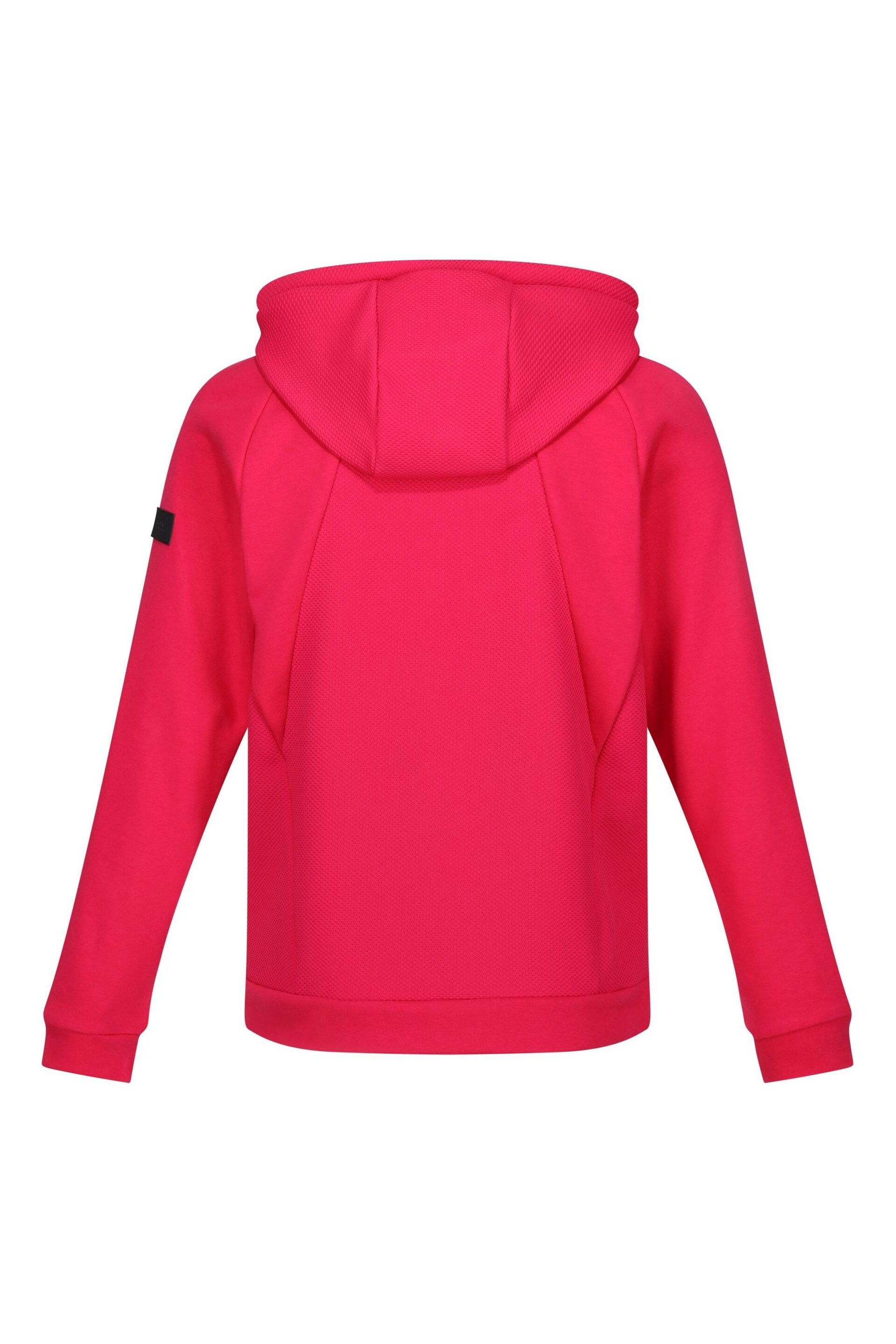 Regatta Pink Flamino Full Zip Hooded Fleece - Image 8 of 9