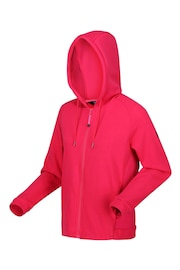 Regatta Pink Flamino Full Zip Hooded Fleece - Image 9 of 9