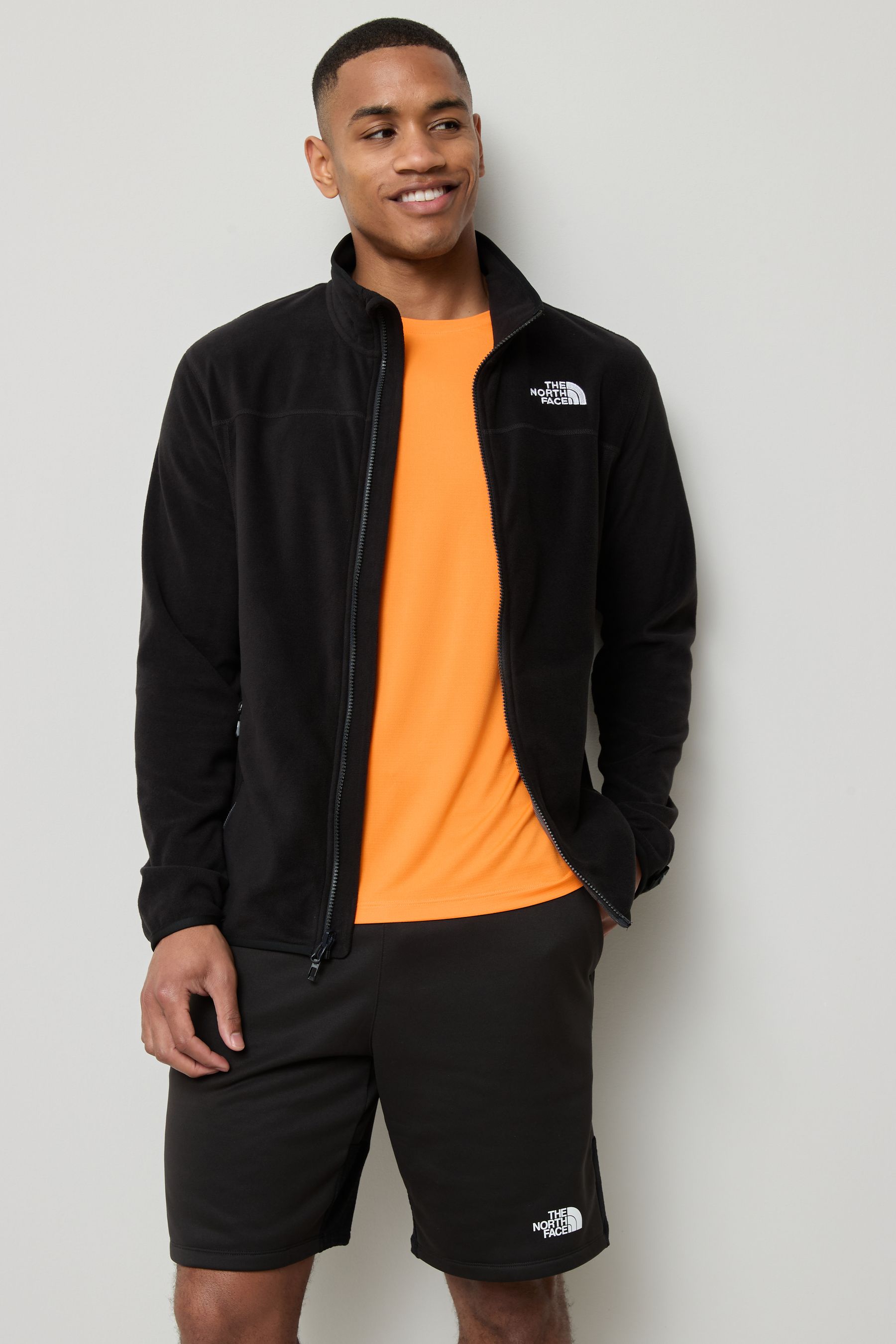 Buy The North Face Black Mens Glacier Full Zip Fleece from the Next UK online shop