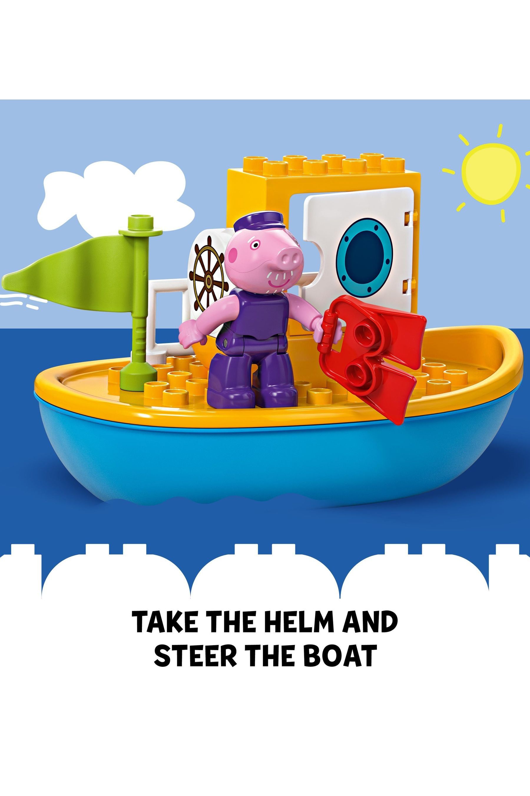 Buy LEGO DUPLO Peppa Pig Boat Trip Playset Toy from the Next UK online shop