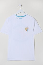 FatFace White Sundae Best T-Shirt - Image 5 of 6