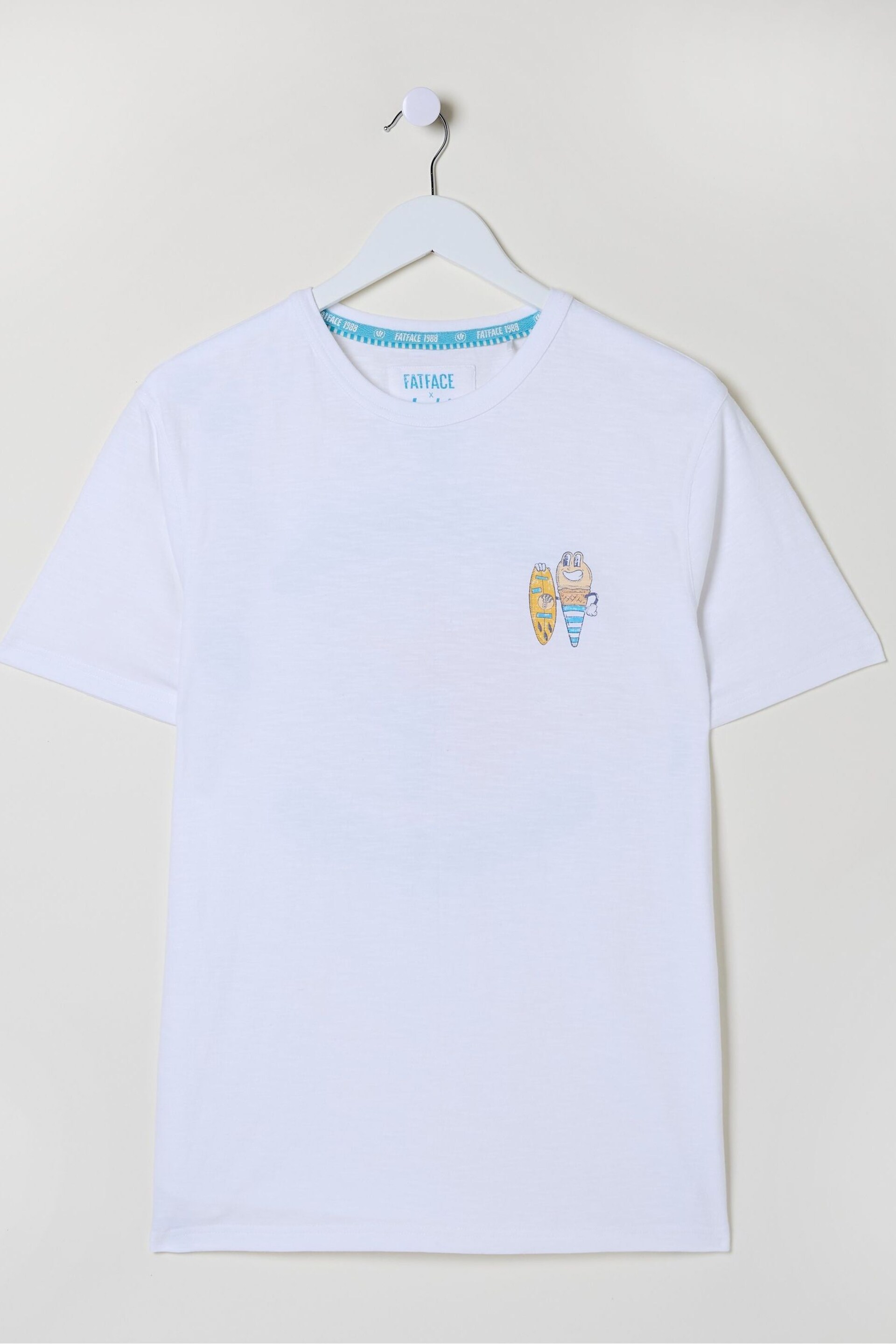 FatFace White Sundae Best T-Shirt - Image 5 of 6