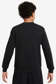 Nike Black/Gold Club Fleece Sweatshirt - Image 2 of 3