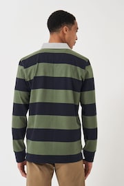 Crew Clothing Heritage Stripe Rugby 100% Cotton Shirt - Image 2 of 5