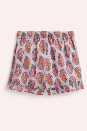 Boden Pink Frill Hem Woven Shorts - Image 2 of 3