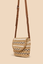 White Stuff Natural Demi Jute Mini Cross-Body Bag - Image 2 of 5