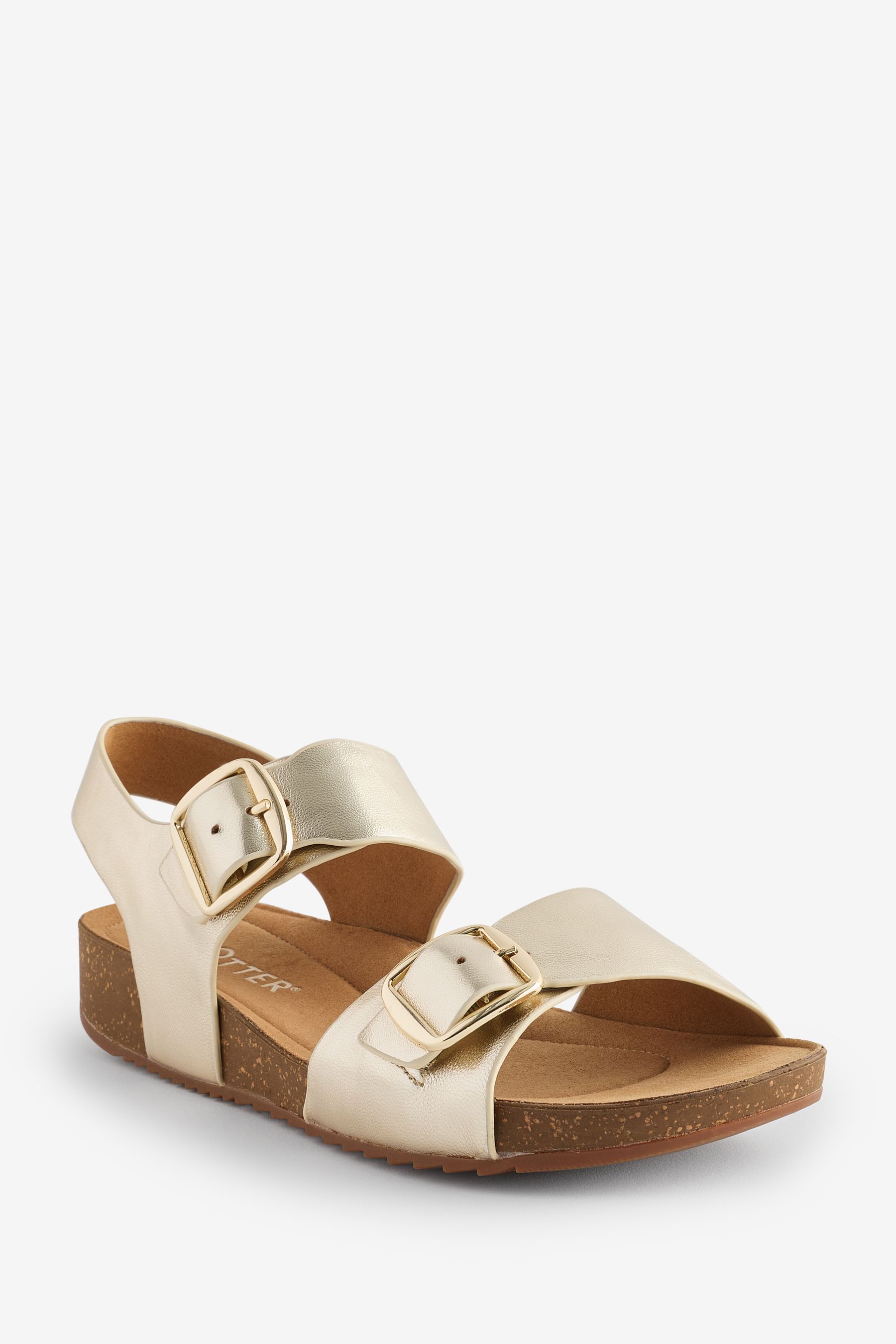 Hotter cow print sandals clearance