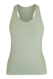 Sweaty Betty Savannah Green Athlete Seamless Workout Tank Top - Image 8 of 8