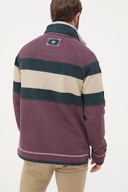 FatFace Airlie Dark Red Panel Sweatshirt - Image 2 of 6