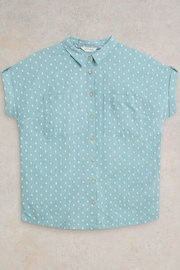 White Stuff Green Ellie Organic Cotton Shirt - Image 5 of 7