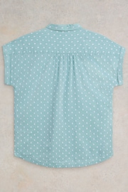 White Stuff Green Ellie Organic Cotton Shirt - Image 6 of 7