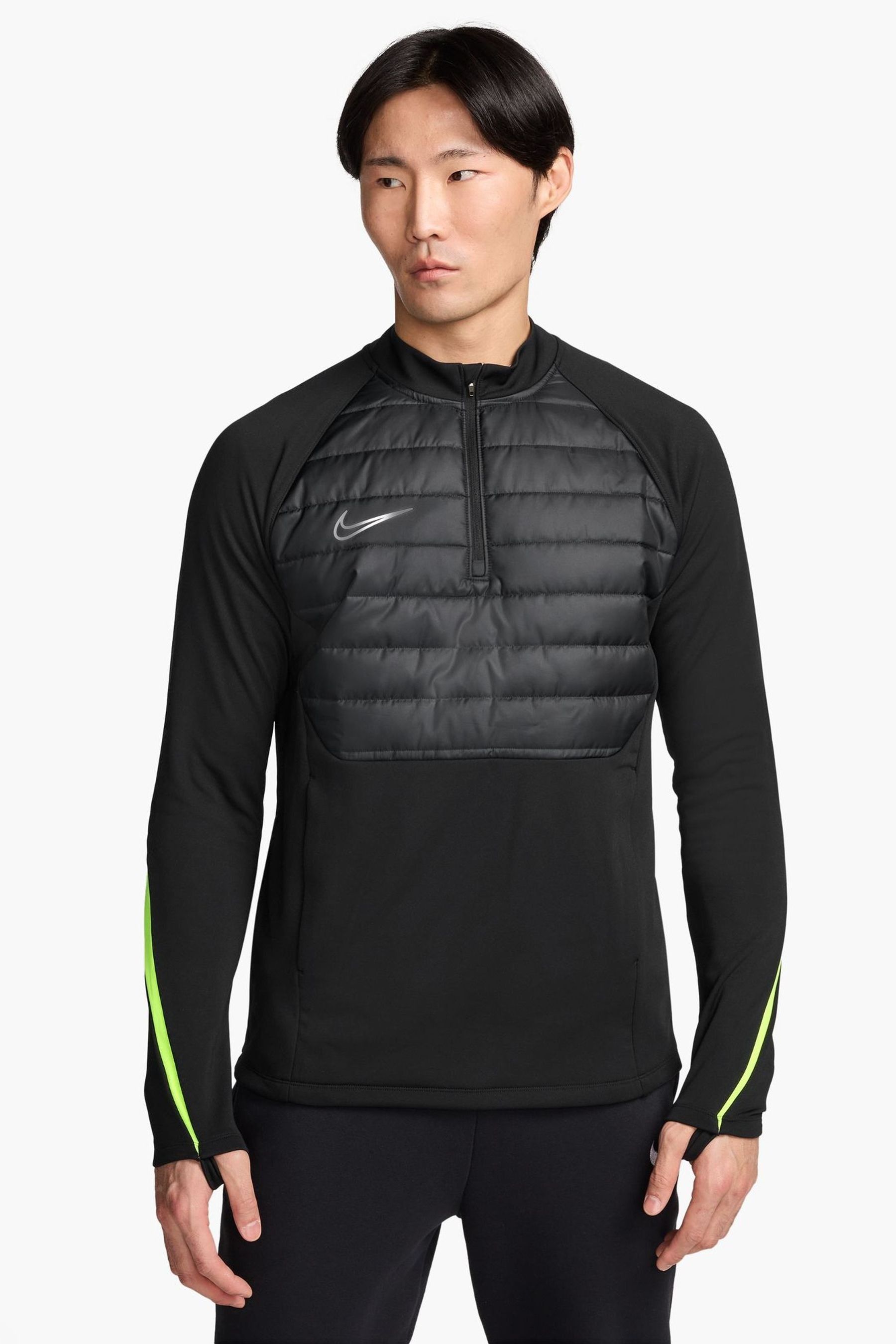 Buy Nike Black Therma FIT Academy Half Zip Training Top from Next Ireland