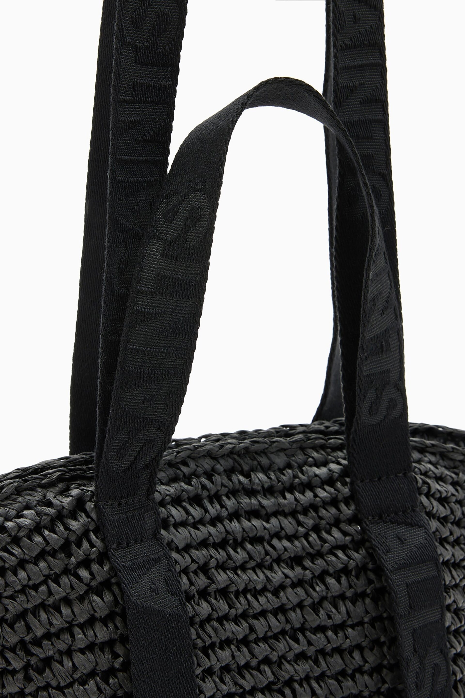 AllSaints Black Celayne Mini Tote Bag - Image 6 of 6