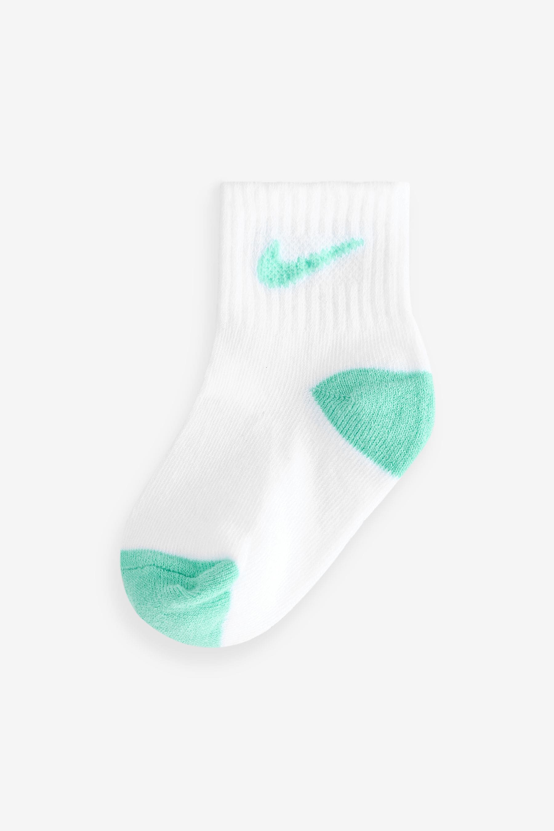 White and green nike socks cheap
