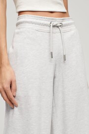 Superdry Grey Essential Logo Straight Joggers - Image 4 of 4