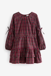 Red Tartan Check 100% Cotton Dress (3-16yrs) - Image 11 of 15