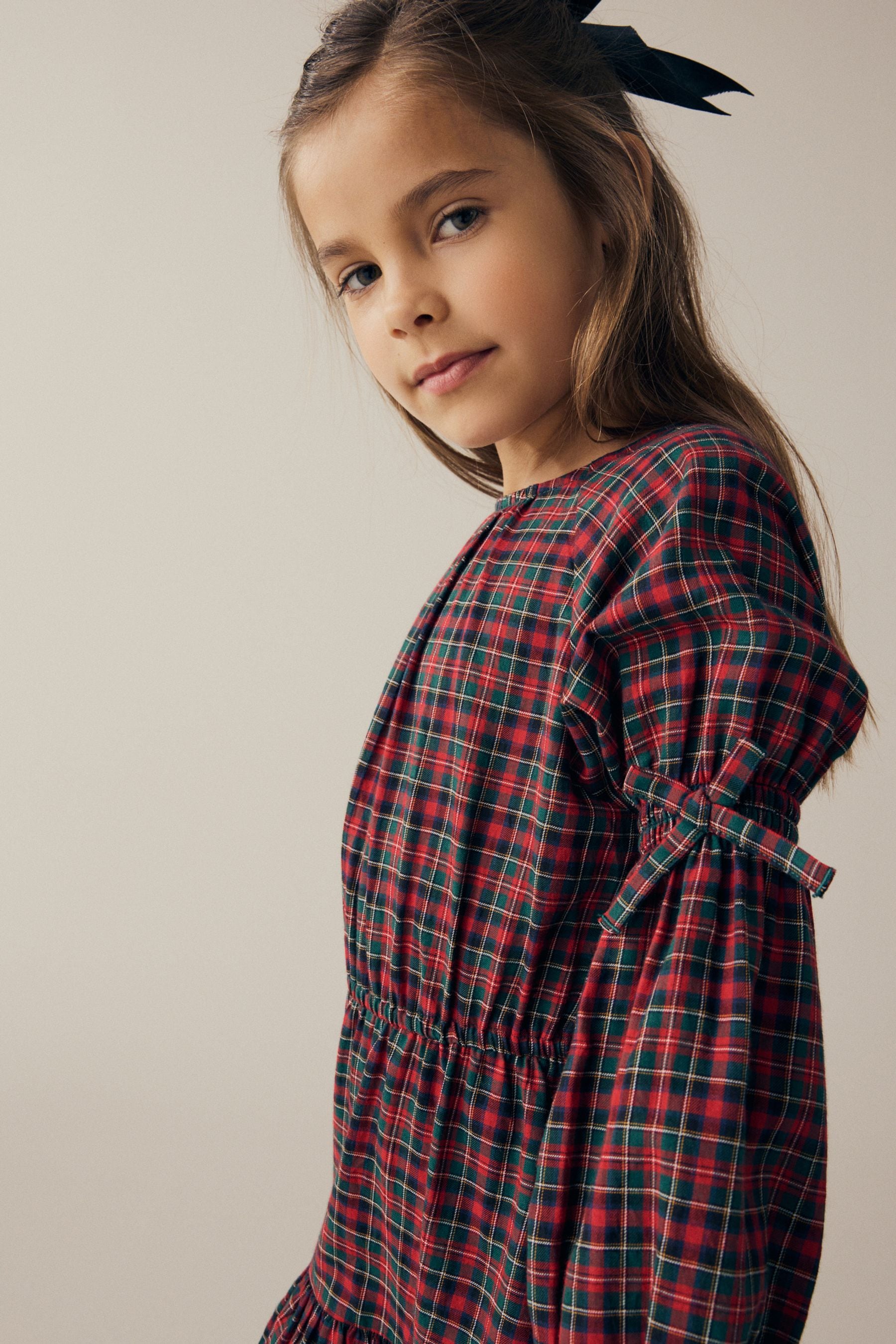 Baby tartan dress next best sale