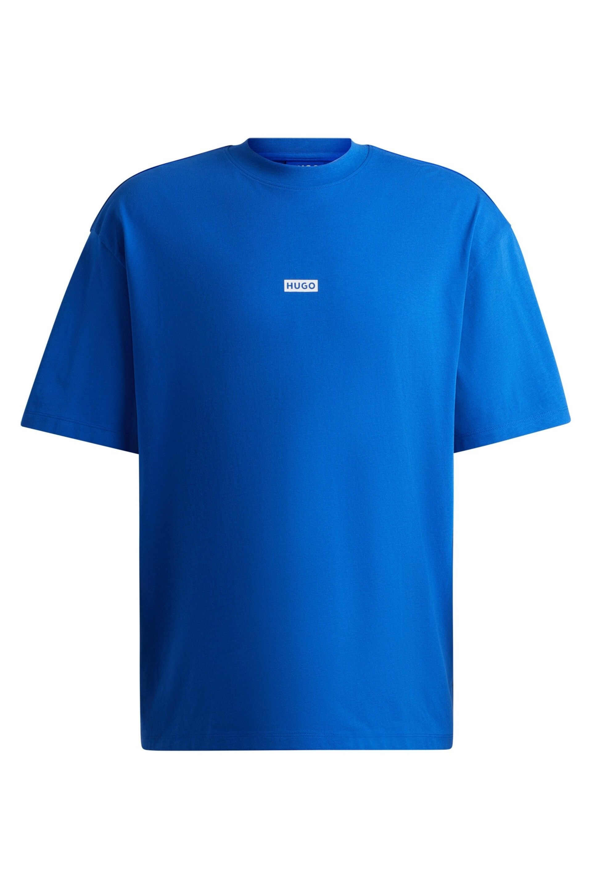 HUGO Blue Logo Graphic T-Shirt - Image 5 of 5