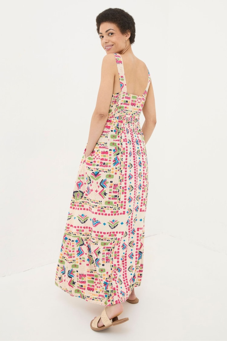 FatFace Natural Trail Marks Maxi Dress - Image 2 of 7