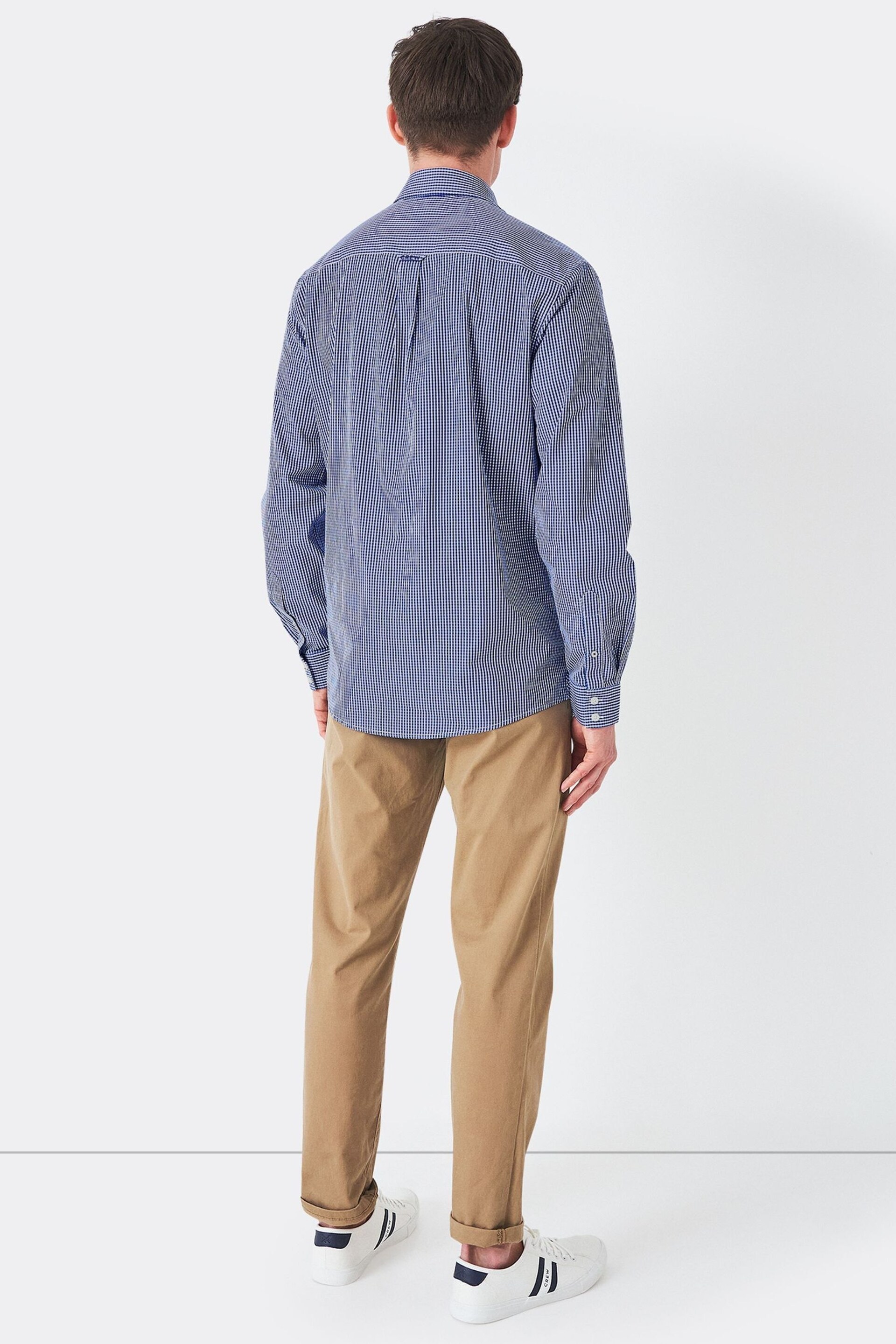 Crew Clothing Classic Fit Micro Gingham Shirt - Image 2 of 4