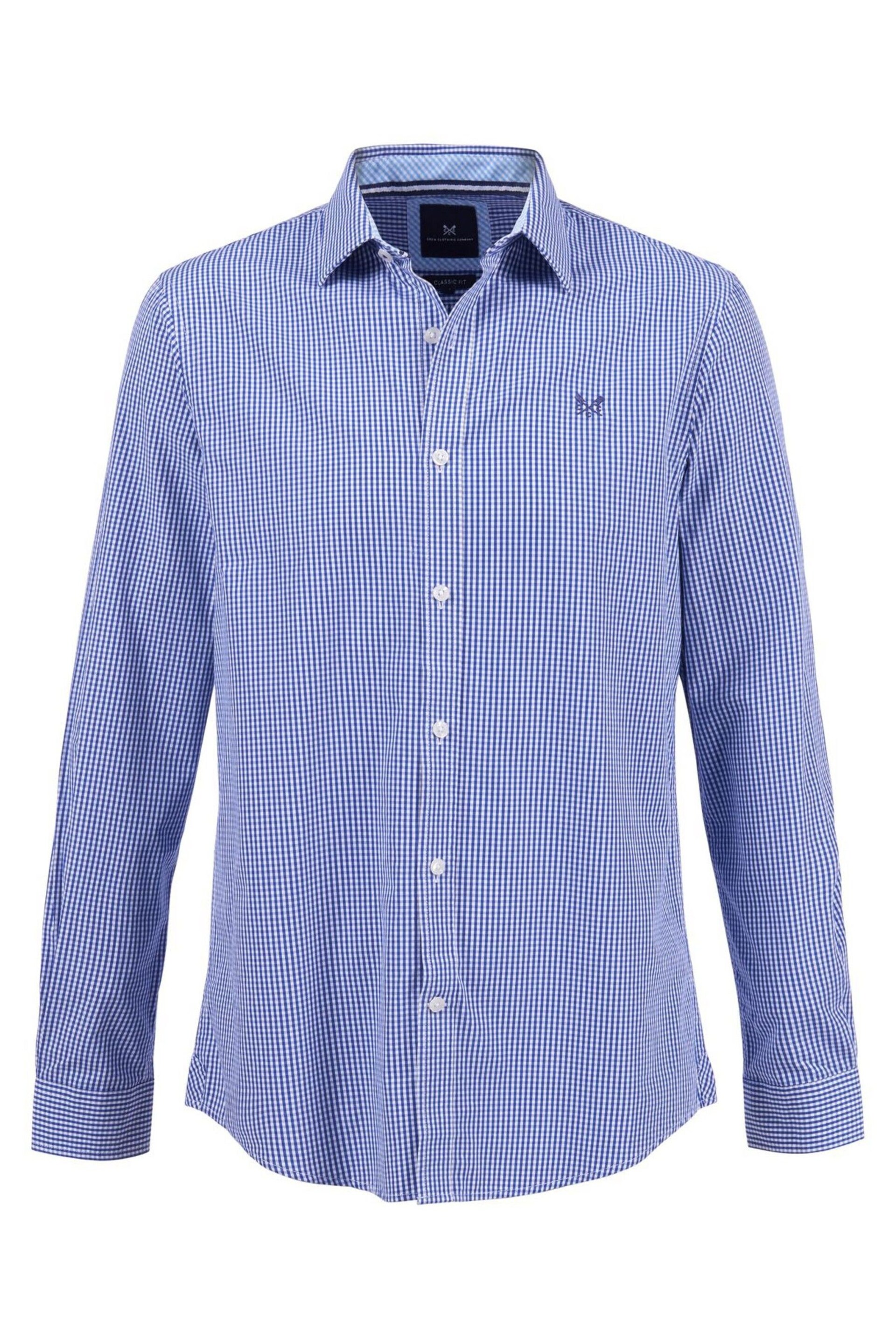 Crew Clothing Classic Fit Micro Gingham Shirt - Image 4 of 4