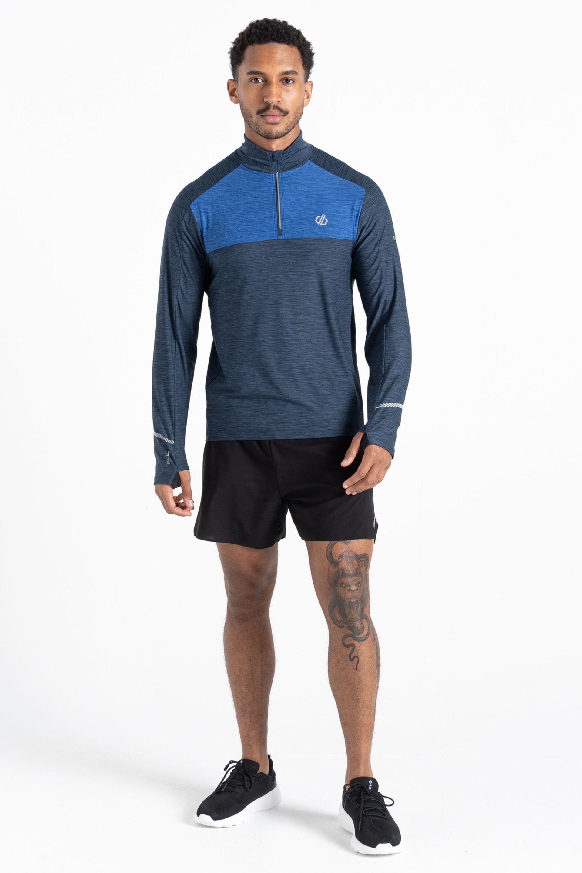 Dare 2b Blue Power Up Long Sleeve Jersey - Image 2 of 6