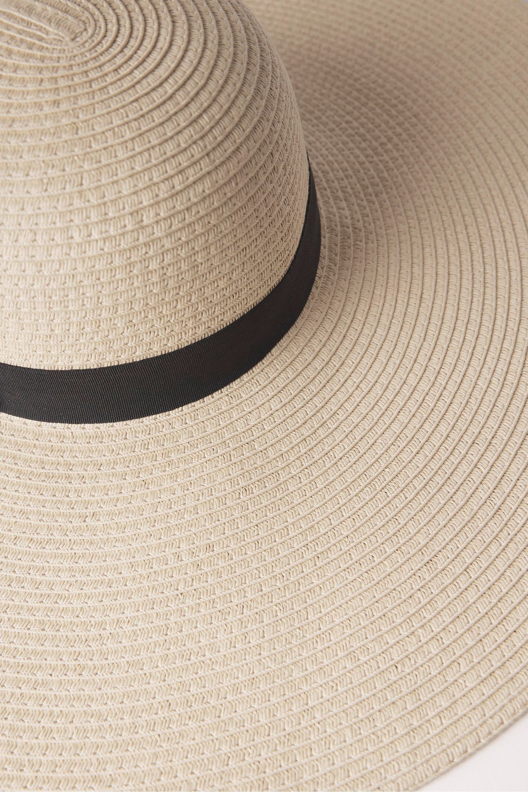 Buy Mint Velvet Cream Wide Brim Floppy Hat from the Next UK online shop