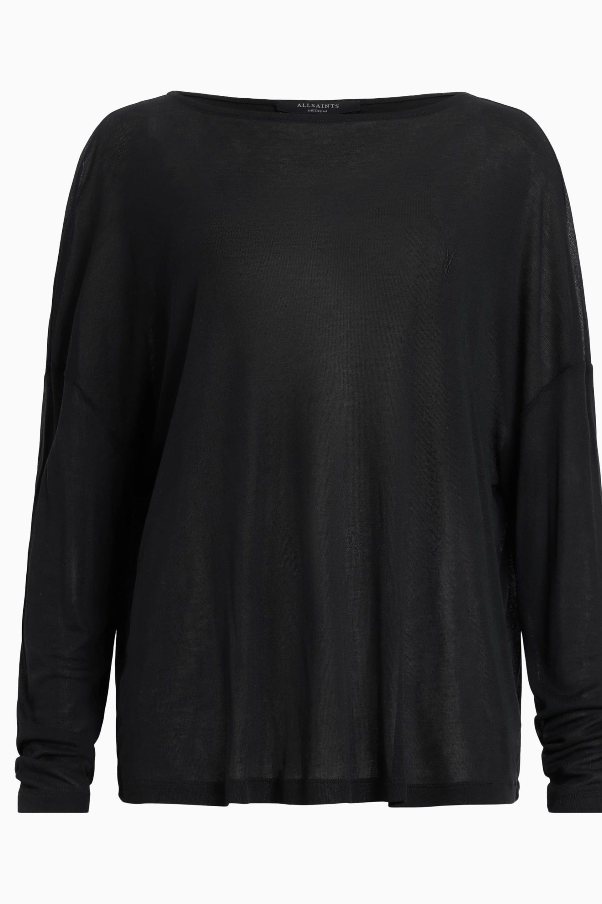 AllSaints Black Rita Francesco T-Shirt - Image 6 of 6