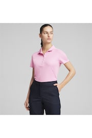 Puma Pink Pure Golf Womens Polo Shirt - Image 1 of 6