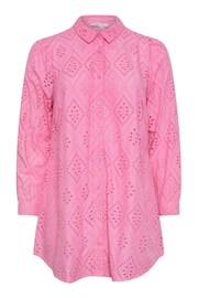 Yours Curve Pink Anglaise Shirt - Image 5 of 5