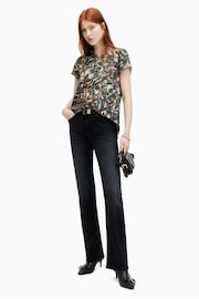 AllSaints Animal Print Caladesi Anna T-Shirt - Image 3 of 6