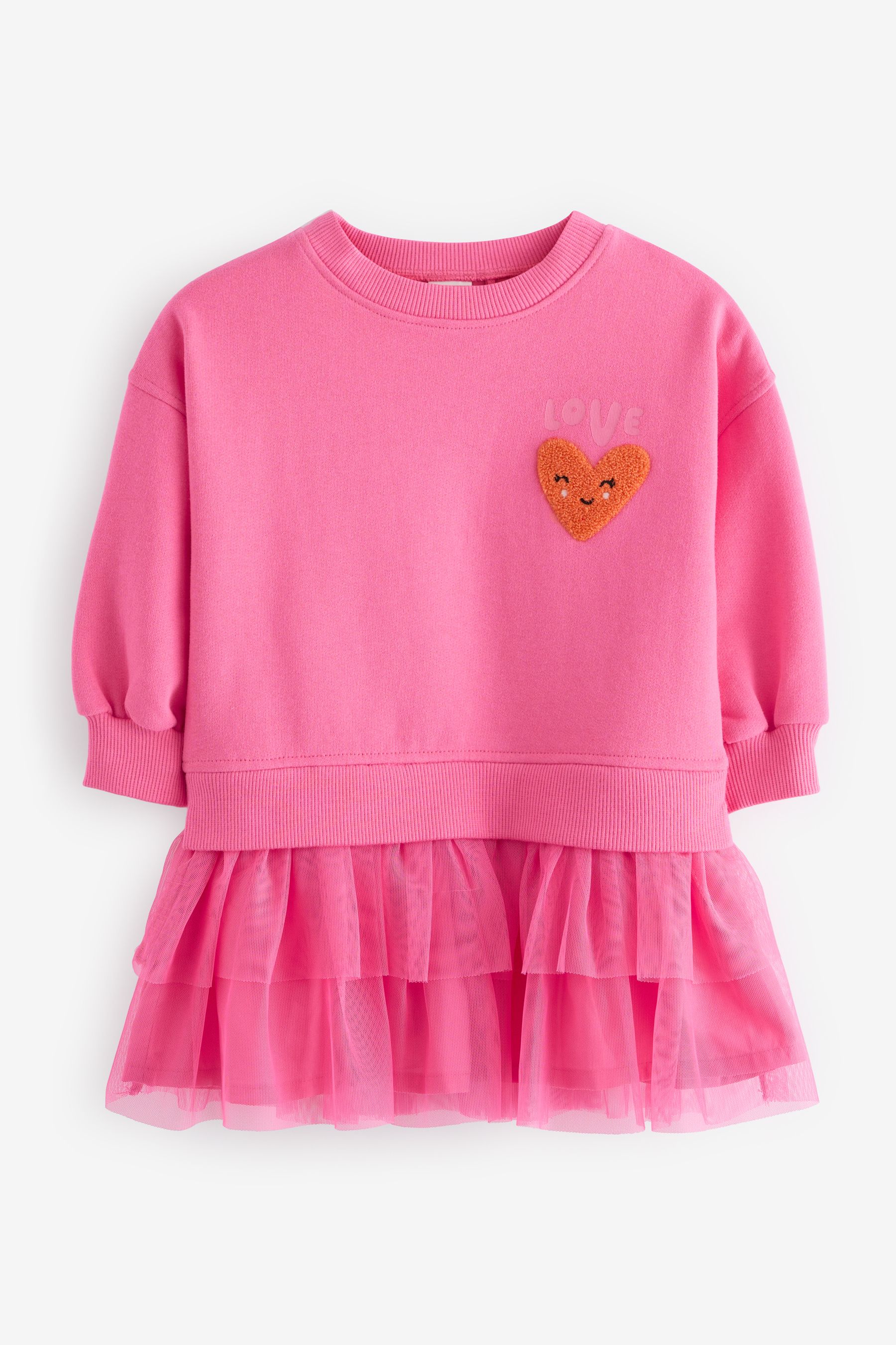 Buy Pink 2 in 1 Long Sleeve Jumper Dress 3mths 7yrs from Next Canada