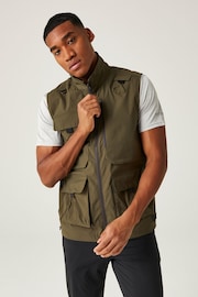 Regatta Green Travel Light Packaway Multi Pocket Gilet - Image 1 of 9