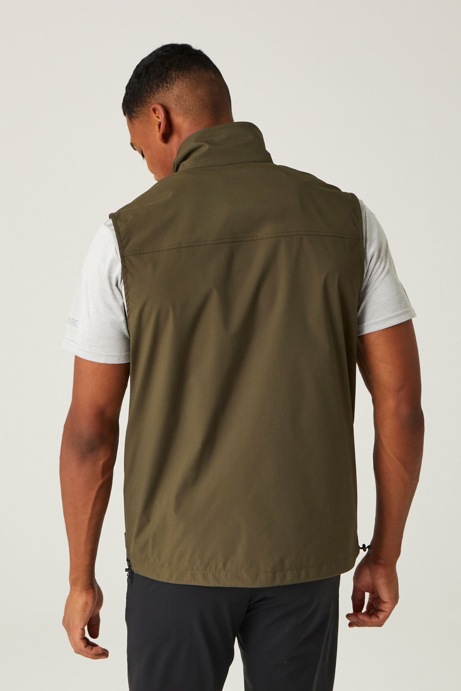 Regatta Green Travel Light Packaway Multi Pocket Gilet - Image 2 of 9