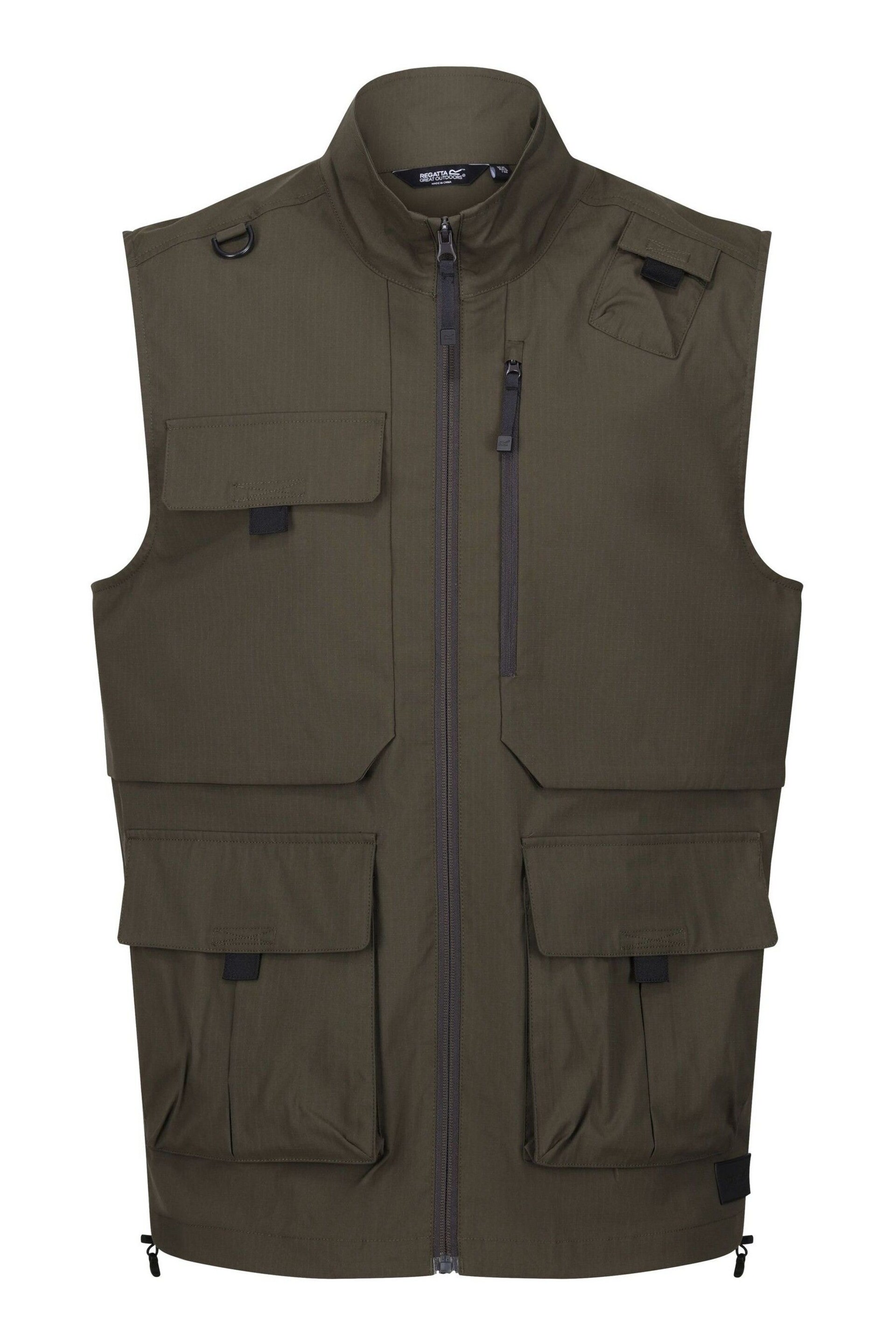 Regatta Green Travel Light Packaway Multi Pocket Gilet - Image 7 of 9