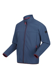 Regatta Blue Prestfield Full Zip Softshell Jacket - Image 7 of 8