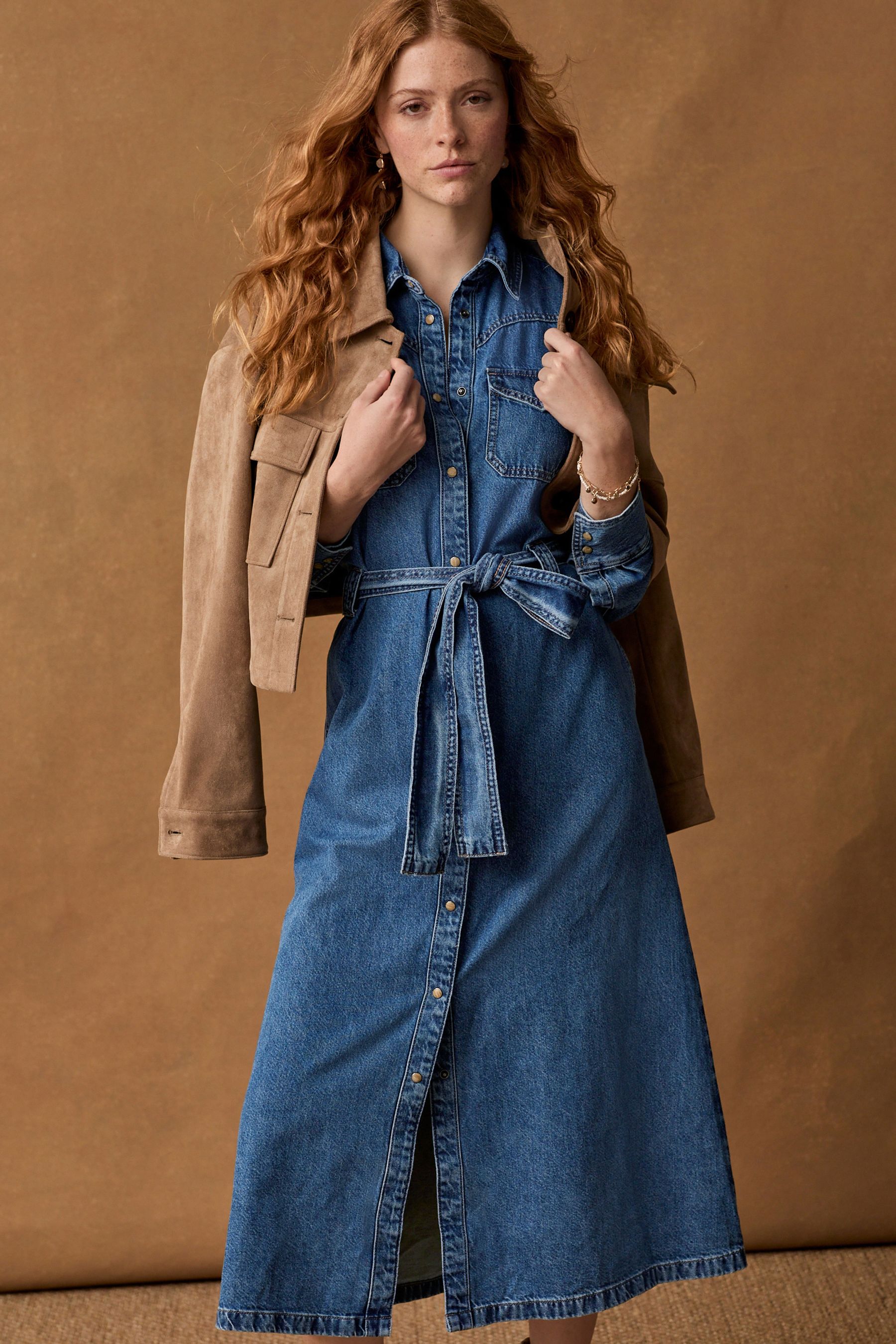 Denim shirt dress uk shop