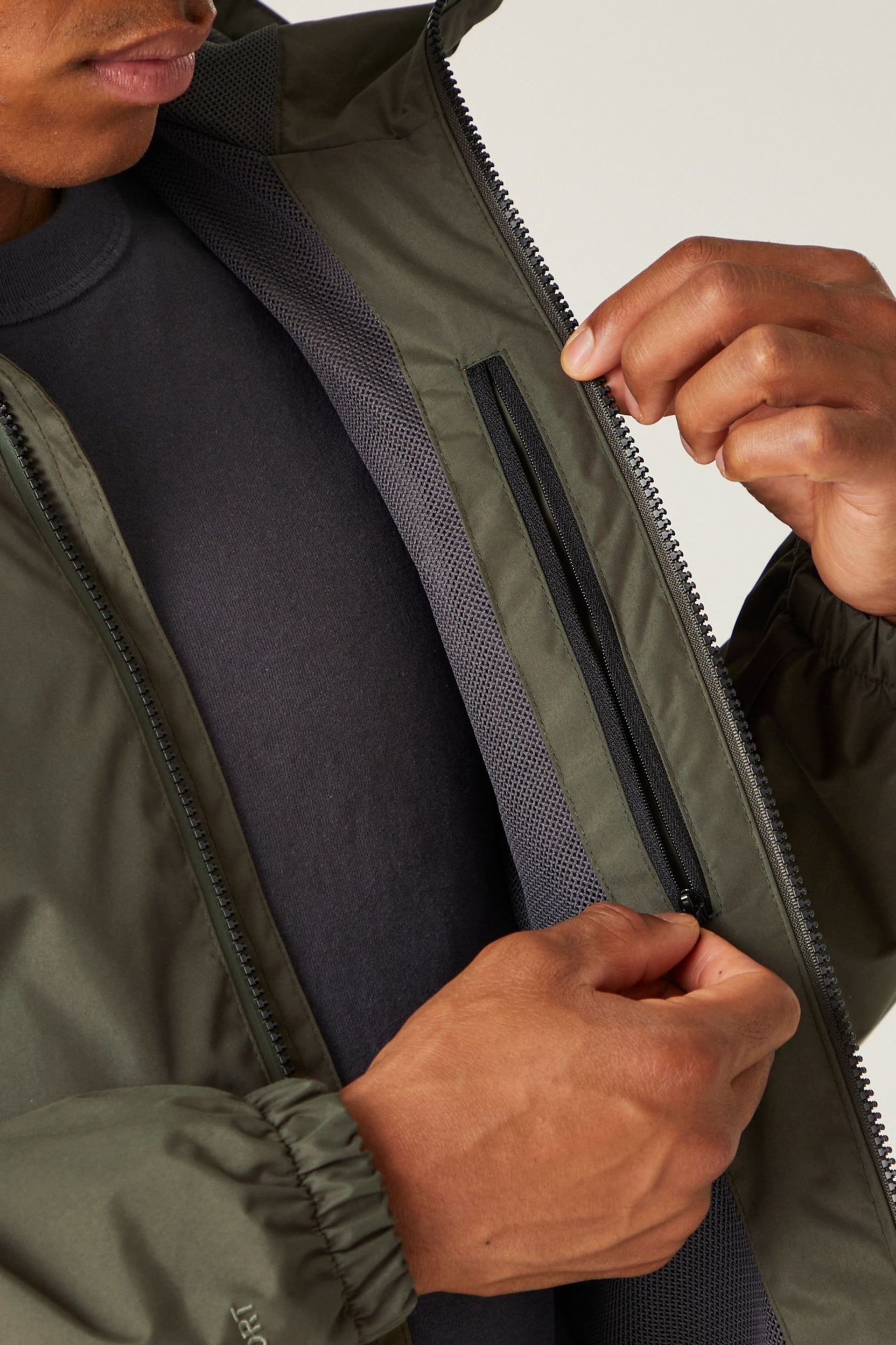 Regatta Green Bayano Waterproof Jacket - Image 6 of 9